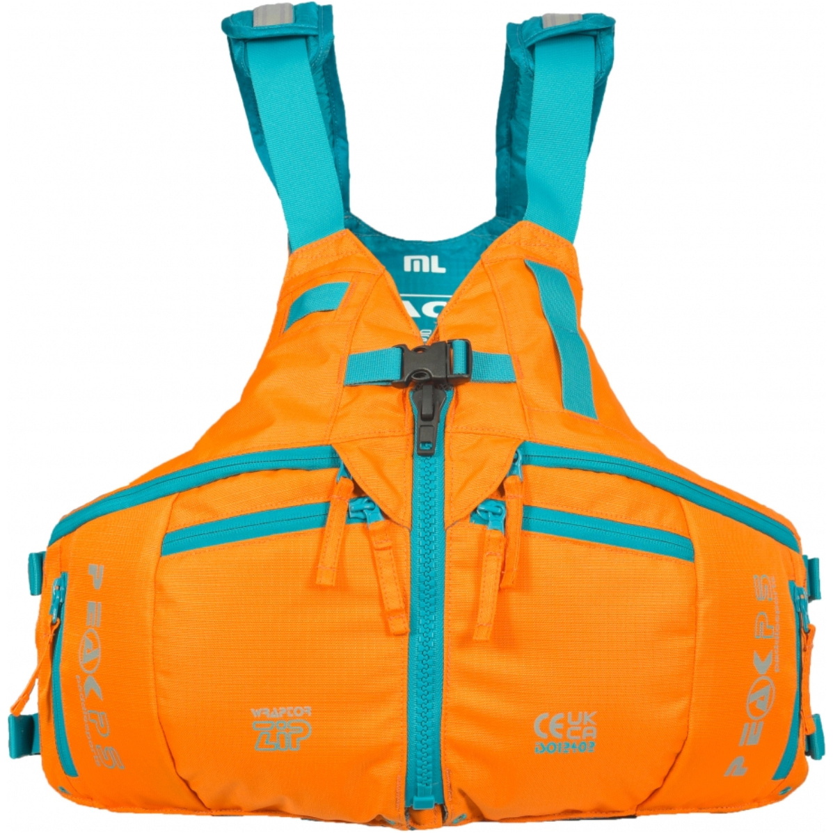 2026 Peak PS Hommes Wraptor Zip Aide à La Flottabilité 26WZ - Orange